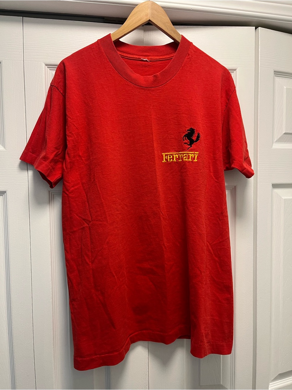 Vintage Ferrari embroidered T-shirt